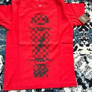 Tea Collection red skateboard tshirt